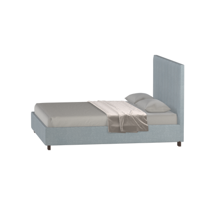Ava High Headboard Bed in Luxe Fabric