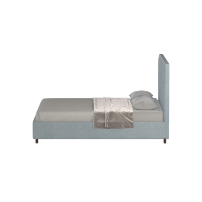Ava High Headboard Bed in Luxe Fabric
