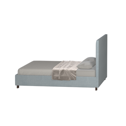 Ava High Headboard Bed in Luxe Fabric