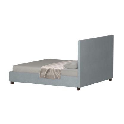 Ava High Headboard Bed in Luxe Fabric