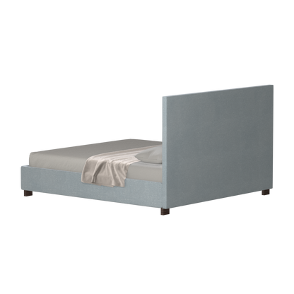 Ava High Headboard Bed in Luxe Fabric