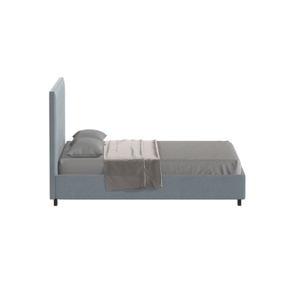 Ava High Headboard Bed in Luxe Fabric