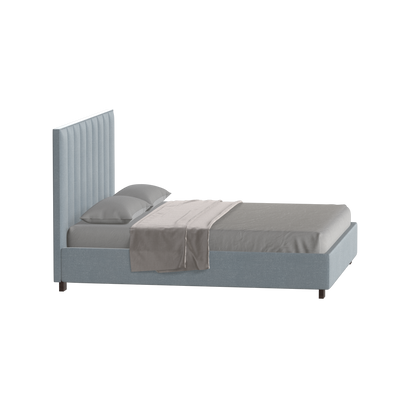 Ava High Headboard Bed in Luxe Fabric