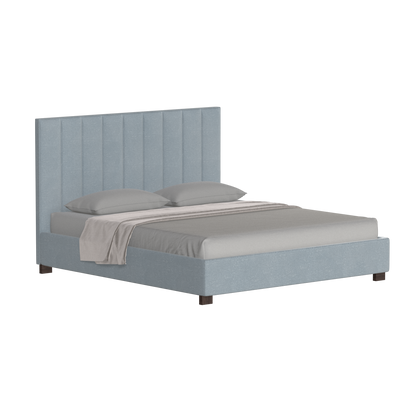Ava High Headboard Bed in Luxe Fabric