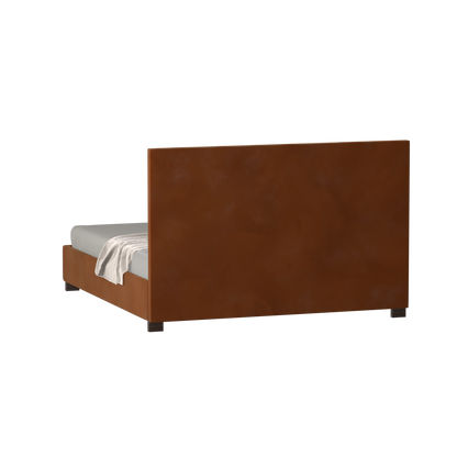Ava High Headboard Bed in Luxe Fabric
