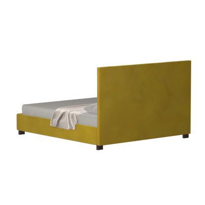 Ava High Headboard Bed in Luxe Fabric