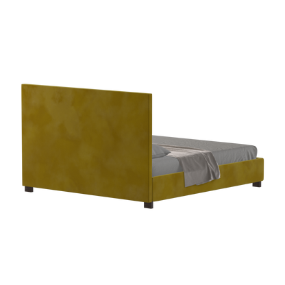 Ava High Headboard Bed in Luxe Fabric