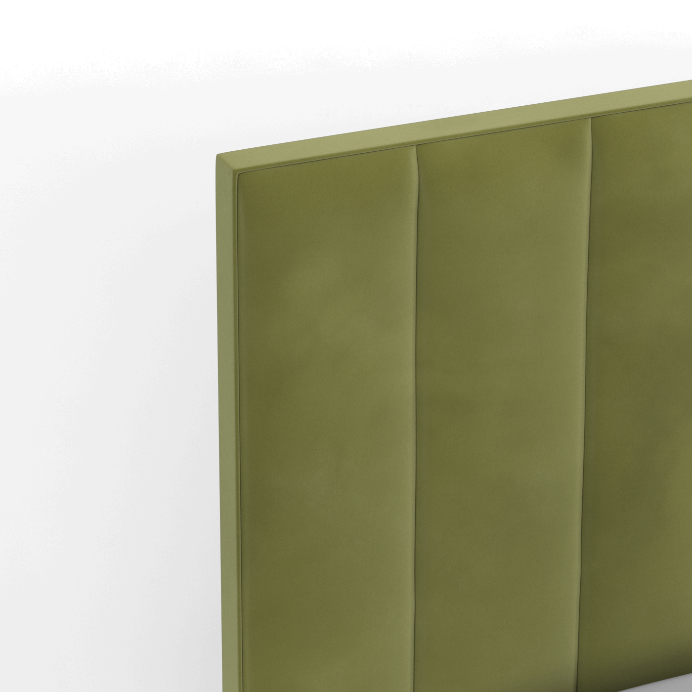 Ava High Headboard Bed in Luxe Fabric