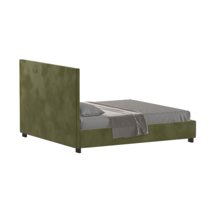 Ava High Headboard Bed in Luxe Fabric