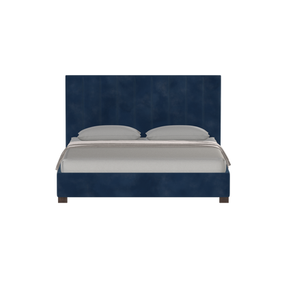Ava High Headboard Bed in Luxe Fabric