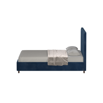 Ava High Headboard Bed in Luxe Fabric