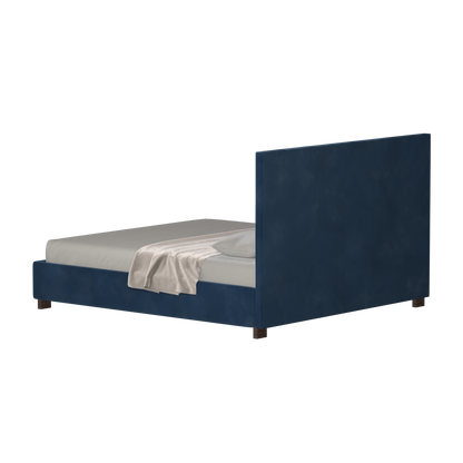 Ava High Headboard Bed in Luxe Fabric