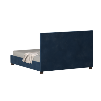 Ava High Headboard Bed in Luxe Fabric