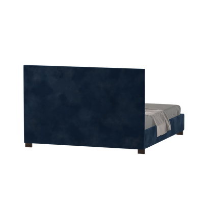 Ava High Headboard Bed in Luxe Fabric