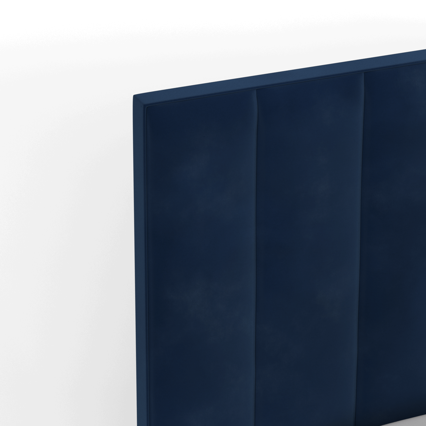 Ava High Headboard Bed in Luxe Fabric
