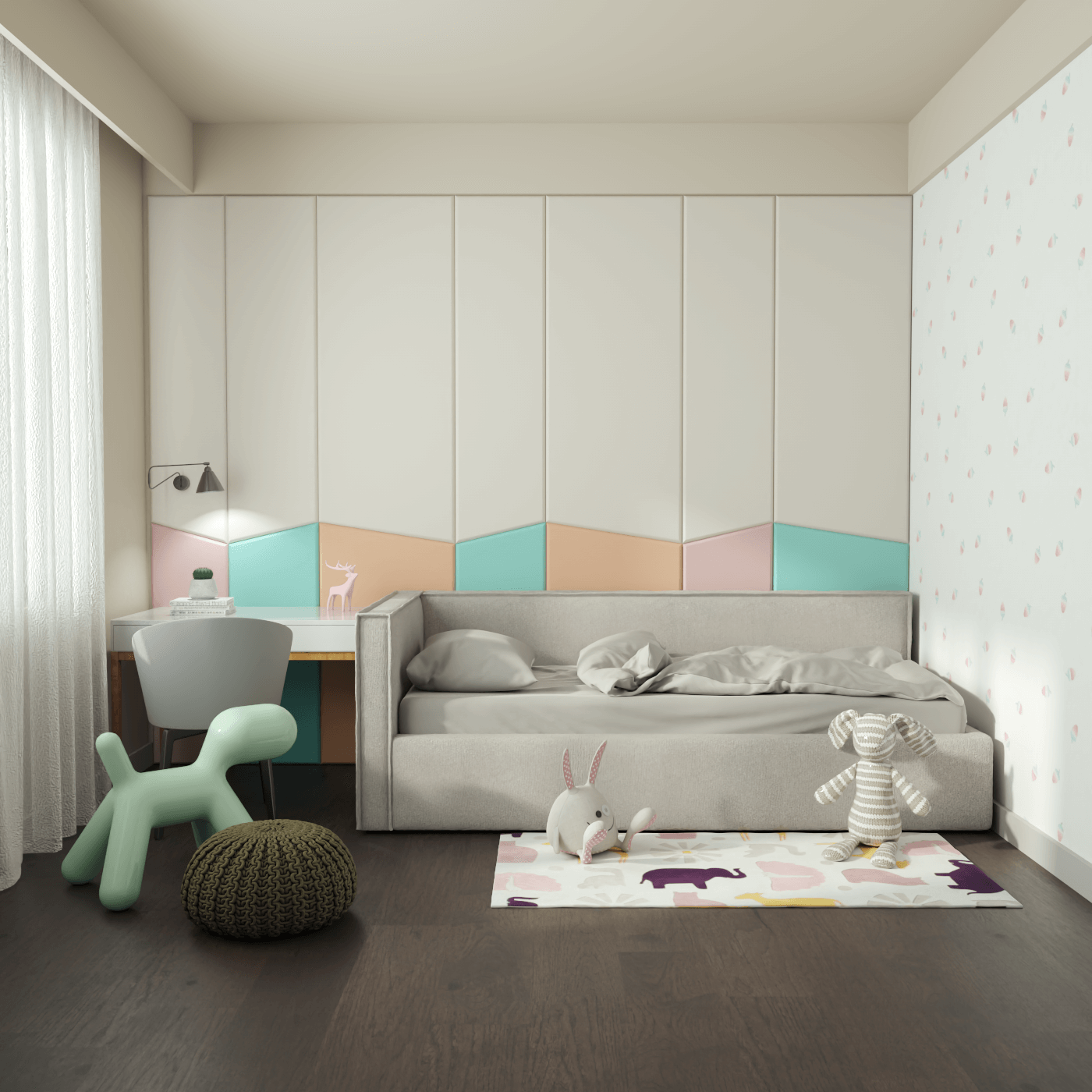 Axel Daybed with Clean Lines and Multi-Use Functionality