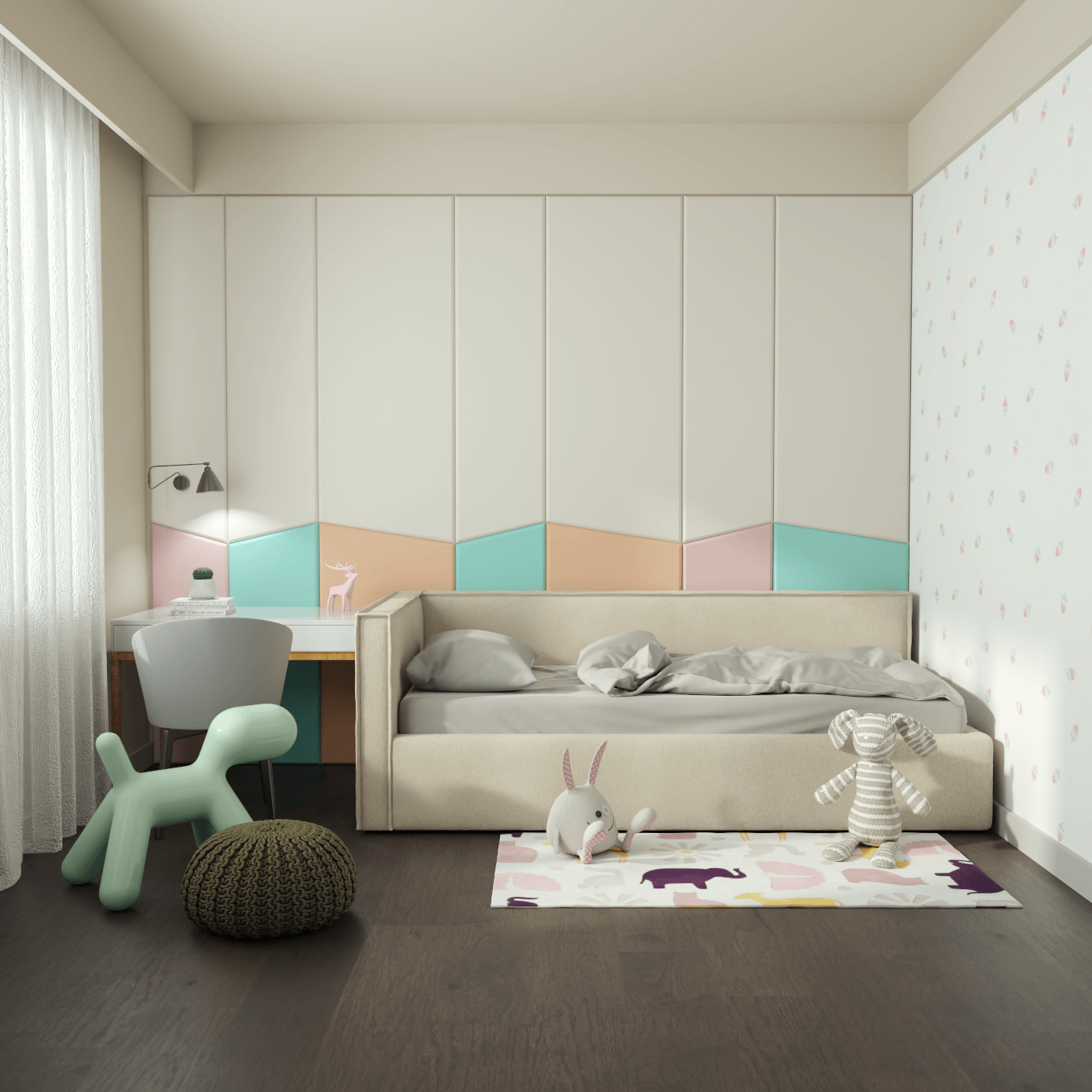 Axel Daybed with Clean Lines and Multi-Use Functionality