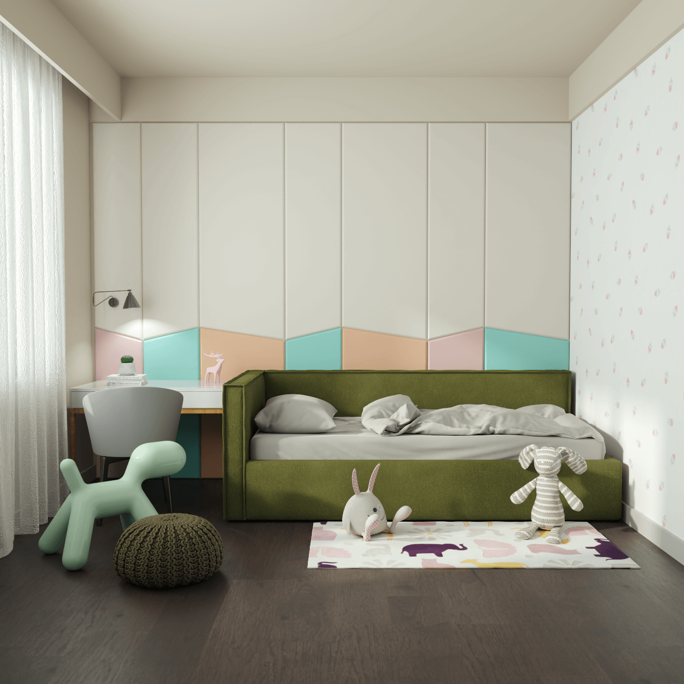 Axel Daybed with Clean Lines and Multi-Use Functionality