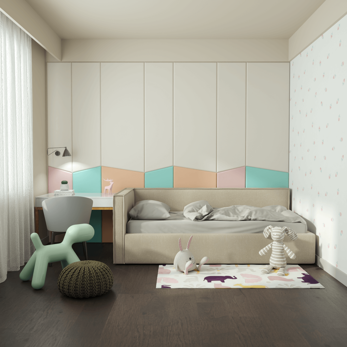 Axel Daybed with Clean Lines and Multi-Use Functionality