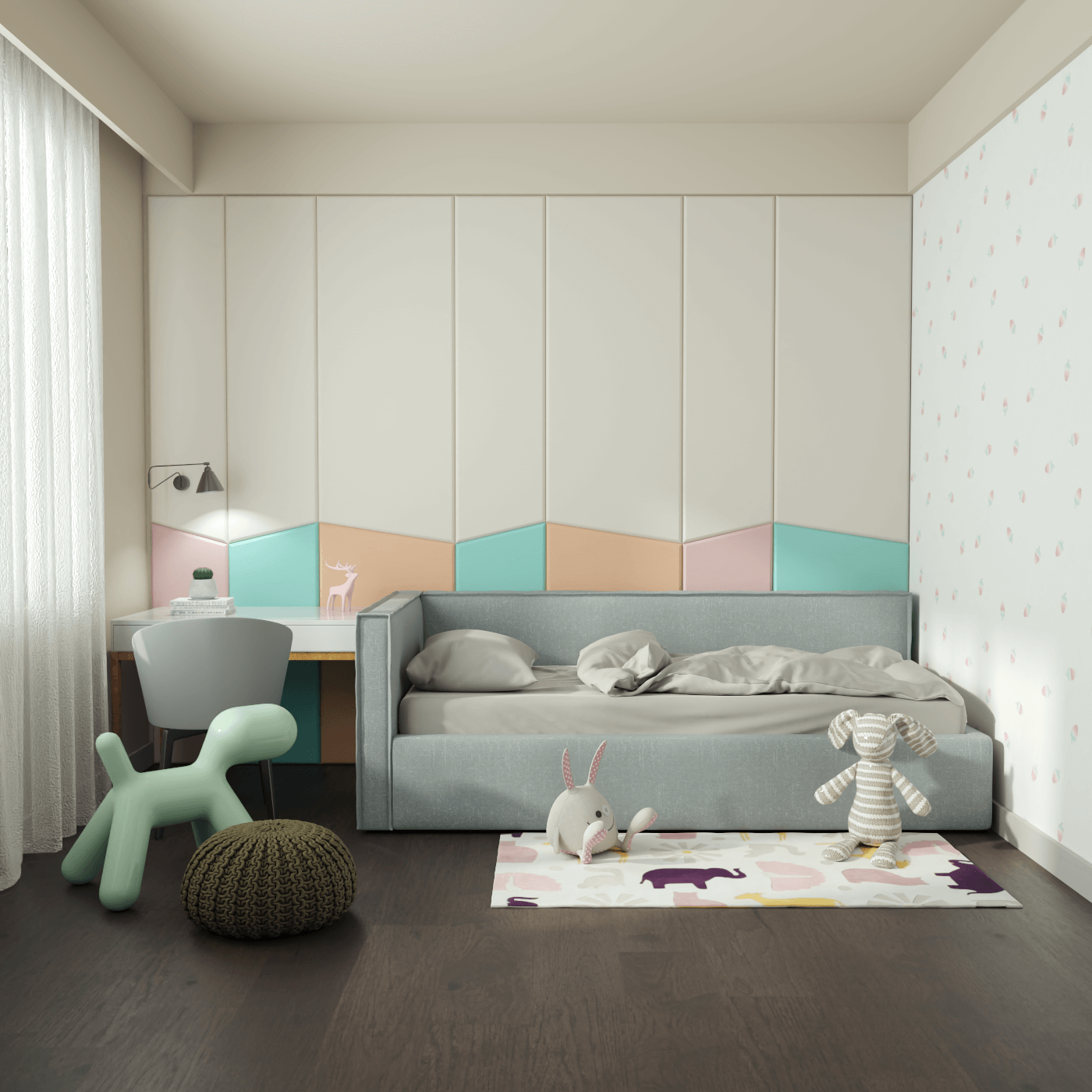 Axel Daybed with Clean Lines and Multi-Use Functionality