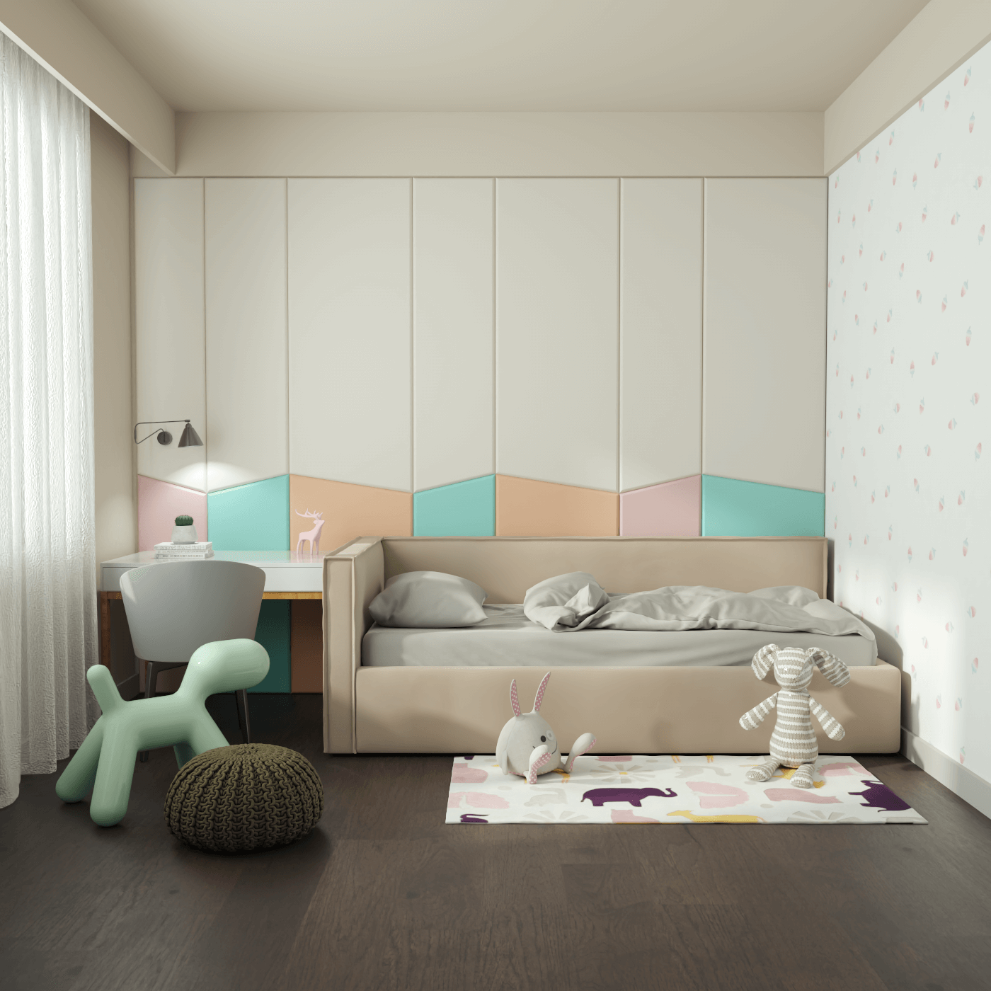 Axel Daybed with Clean Lines and Multi-Use Functionality
