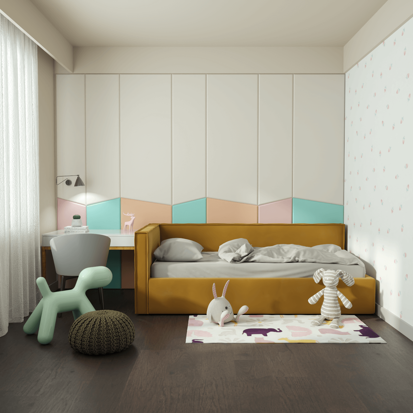 Axel Daybed with Clean Lines and Multi-Use Functionality