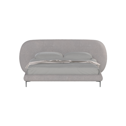 Bolzano Upholstered Bed with Curved Headboard