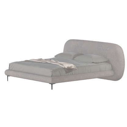 Bolzano Upholstered Bed with Curved Headboard