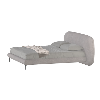 Bolzano Upholstered Bed with Curved Headboard