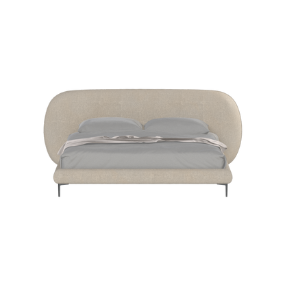 Bolzano Upholstered Bed with Curved Headboard