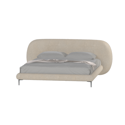 Bolzano Upholstered Bed with Curved Headboard