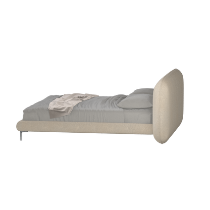 Bolzano Upholstered Bed with Curved Headboard