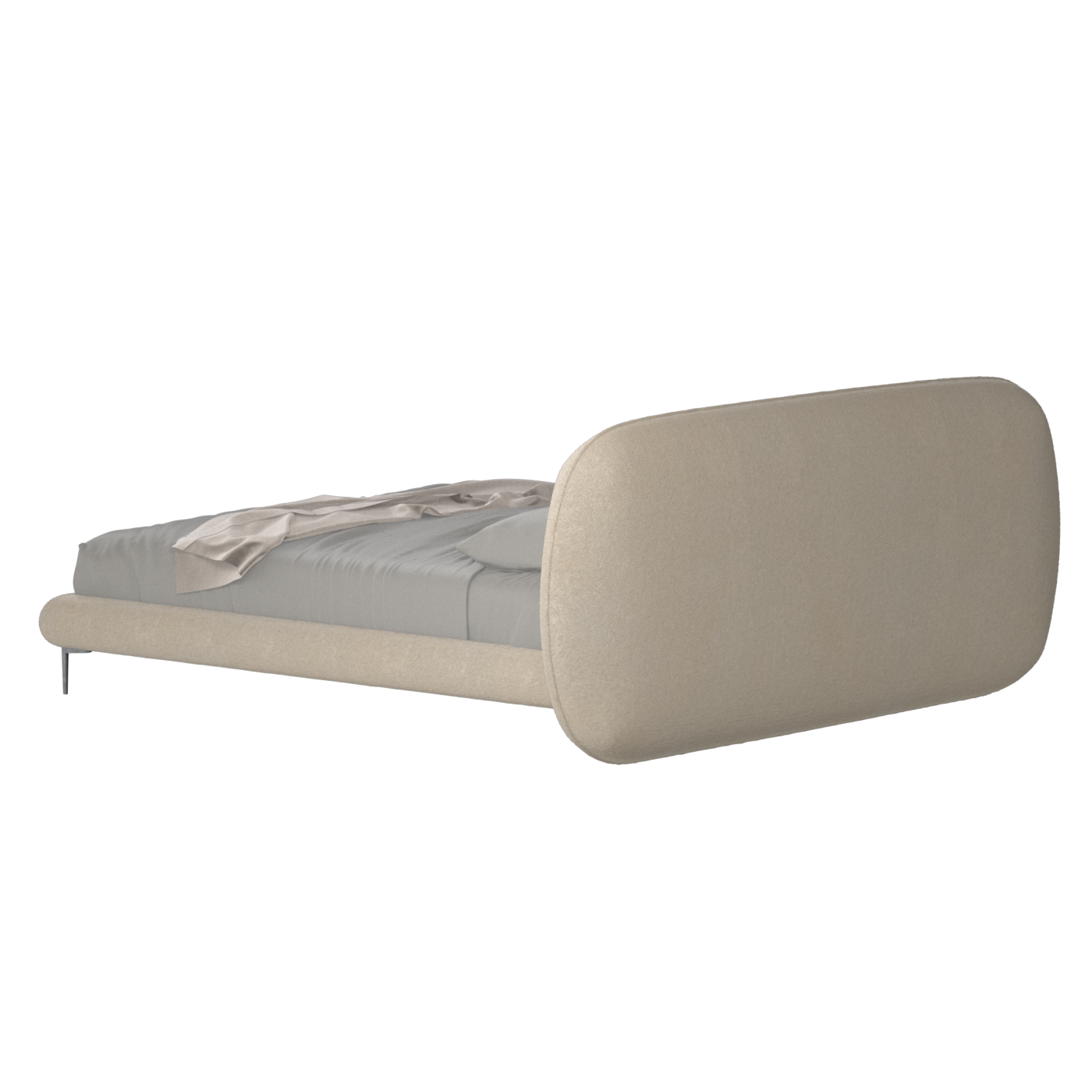 Bolzano Upholstered Bed with Curved Headboard