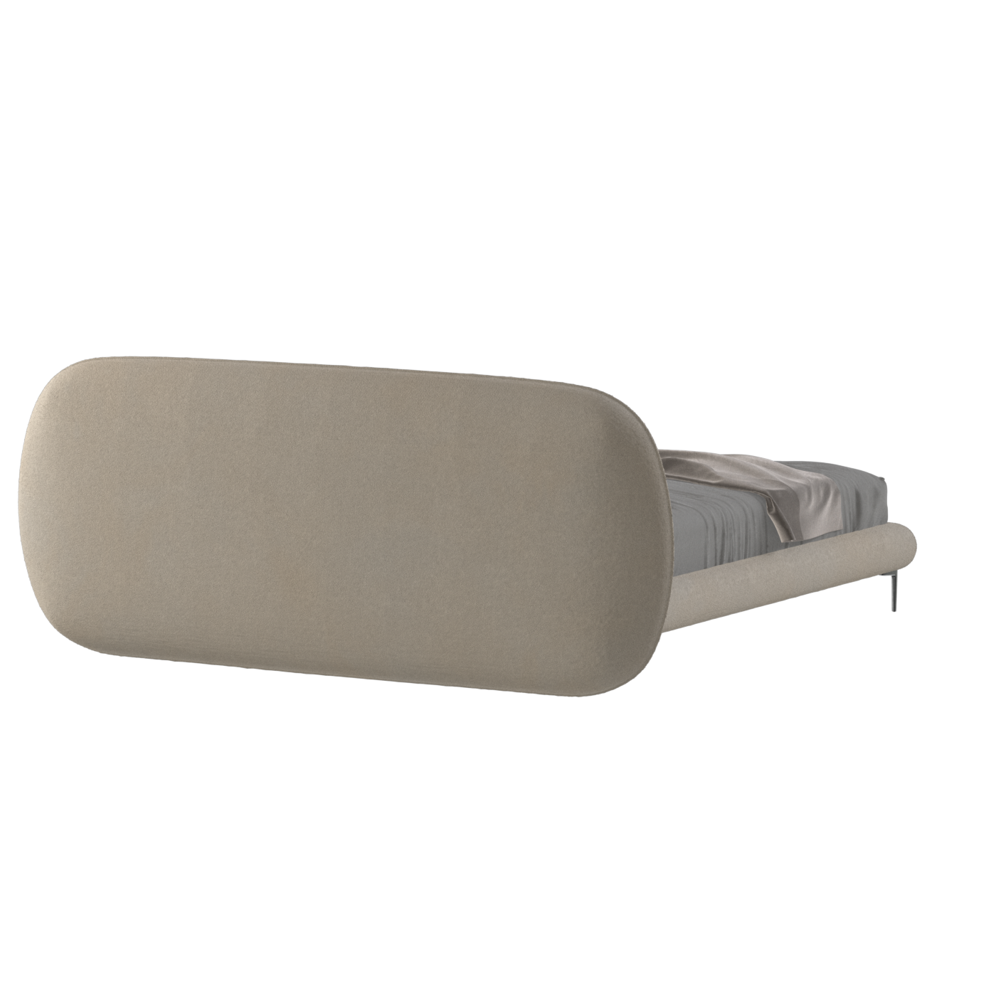 Bolzano Upholstered Bed with Curved Headboard
