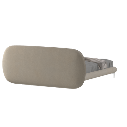 Bolzano Upholstered Bed with Curved Headboard