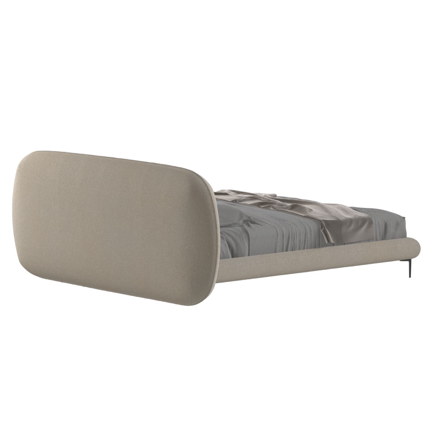 Bolzano Upholstered Bed with Curved Headboard