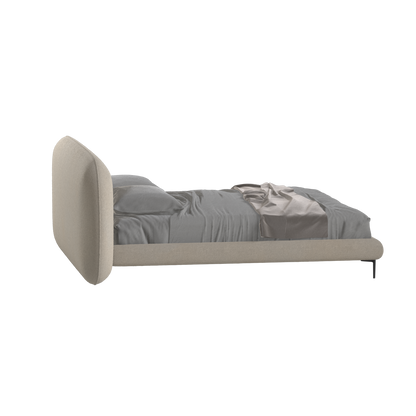 Bolzano Upholstered Bed with Curved Headboard