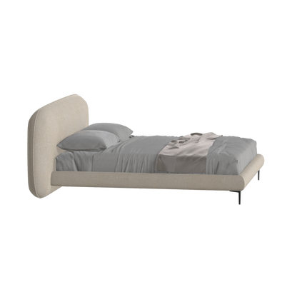 Bolzano Upholstered Bed with Curved Headboard