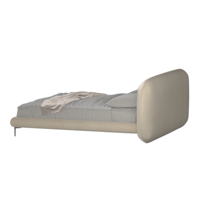 Bolzano Upholstered Bed with Curved Headboard