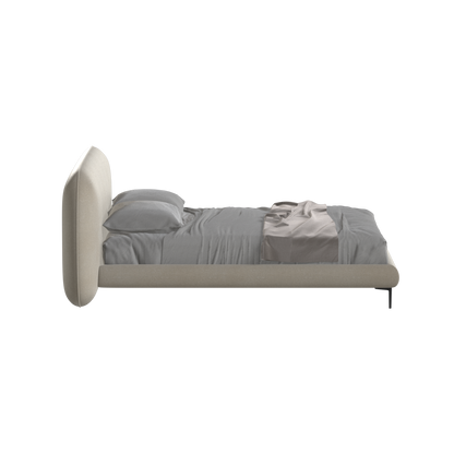 Bolzano Upholstered Bed with Curved Headboard