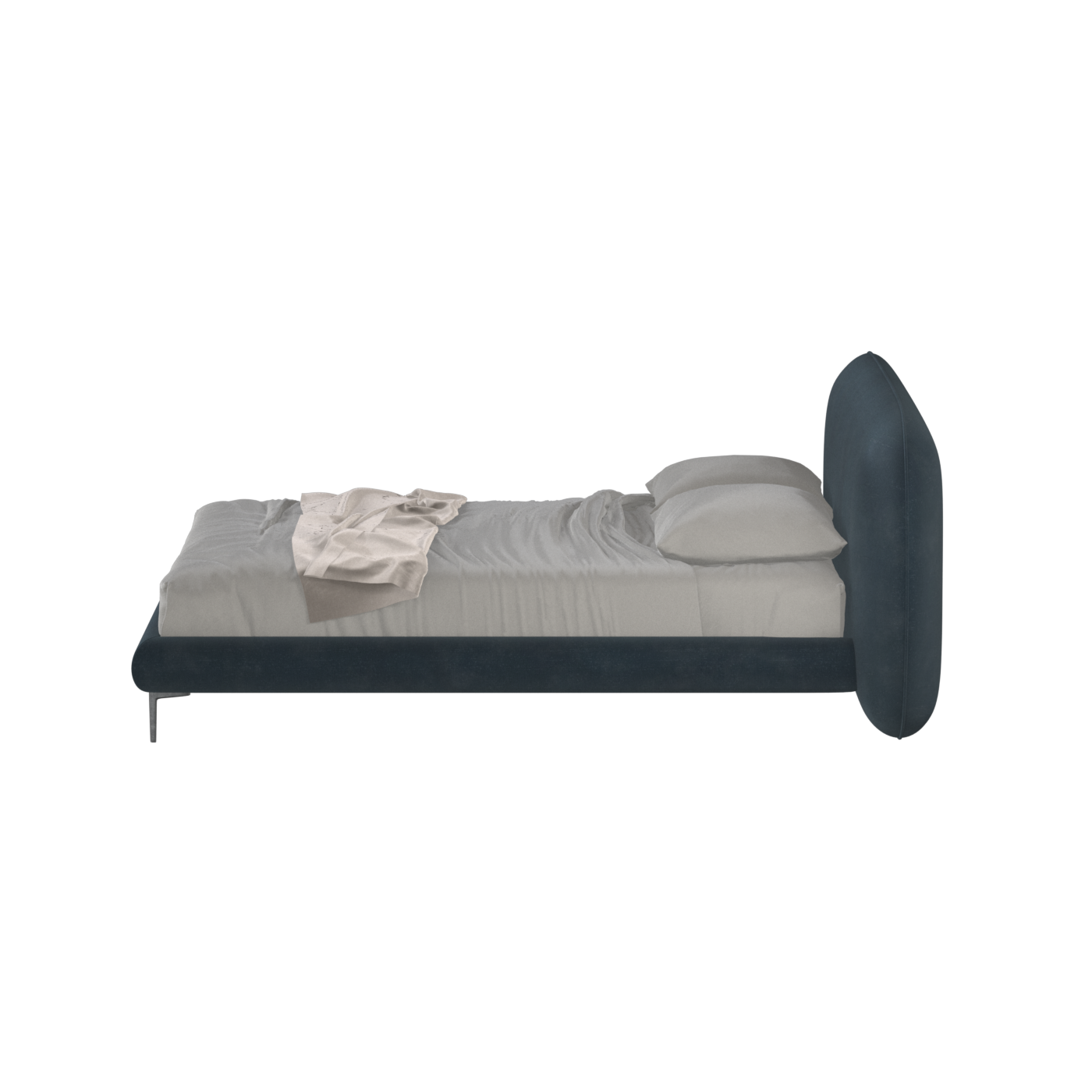 Bolzano Upholstered Bed with Curved Headboard