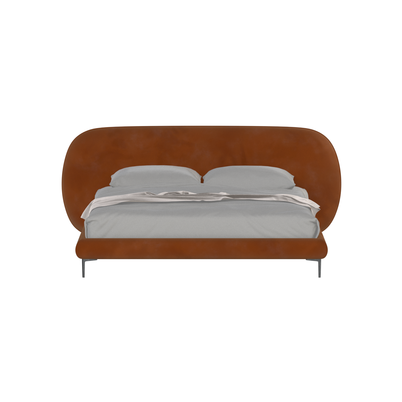 Bolzano Upholstered Bed with Curved Headboard