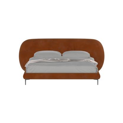 Bolzano Upholstered Bed with Curved Headboard