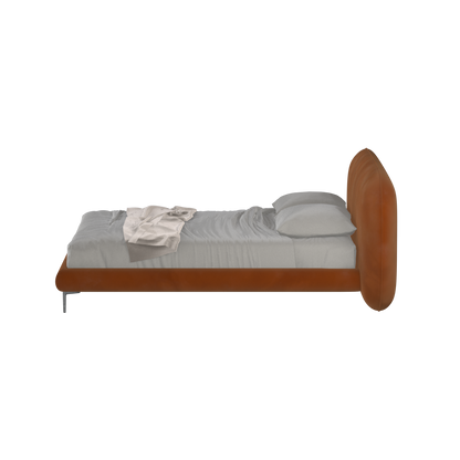Bolzano Upholstered Bed with Curved Headboard