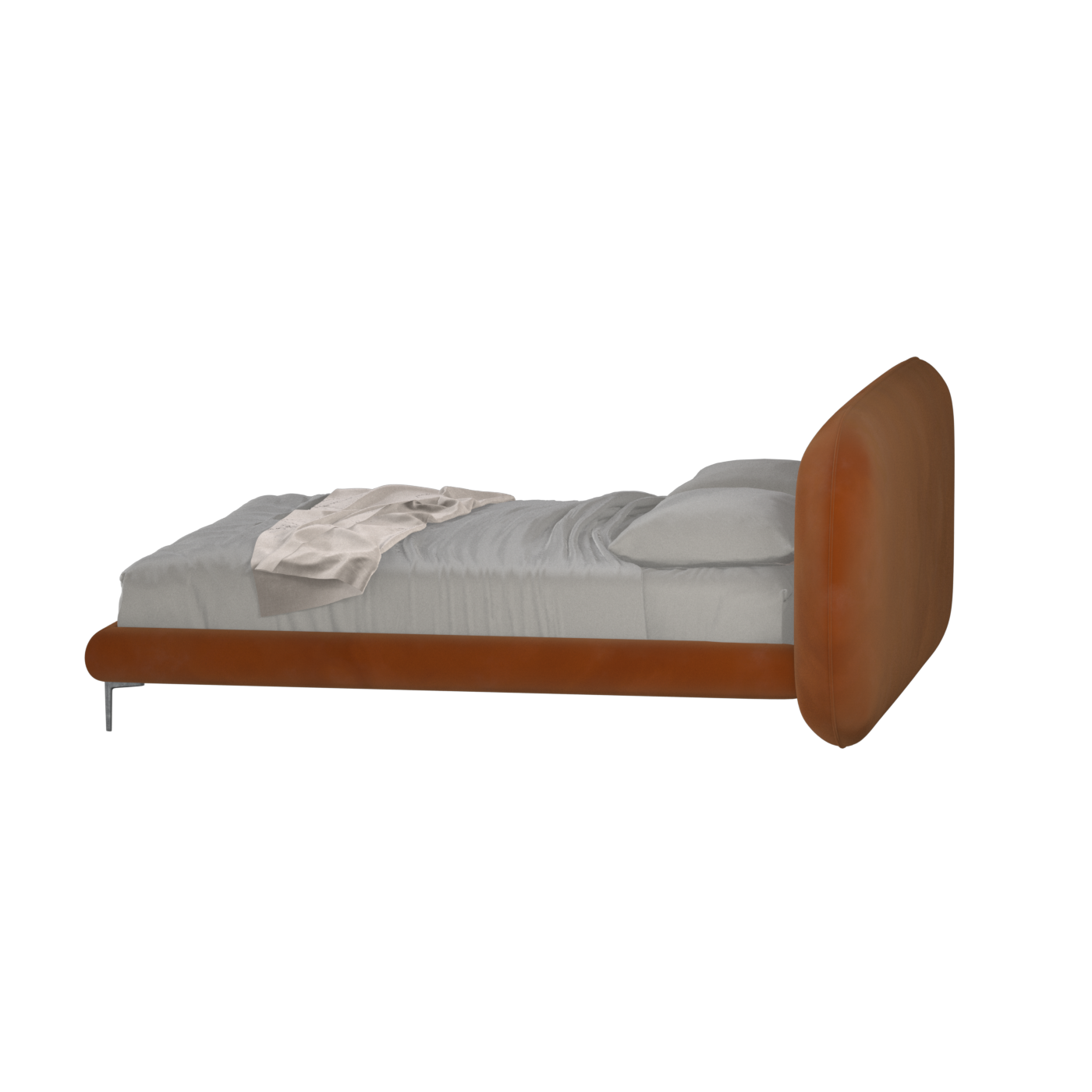 Bolzano Upholstered Bed with Curved Headboard
