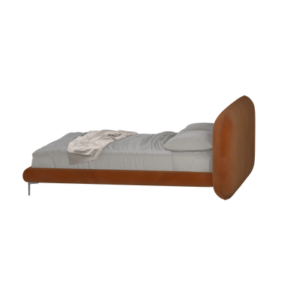 Bolzano Upholstered Bed with Curved Headboard