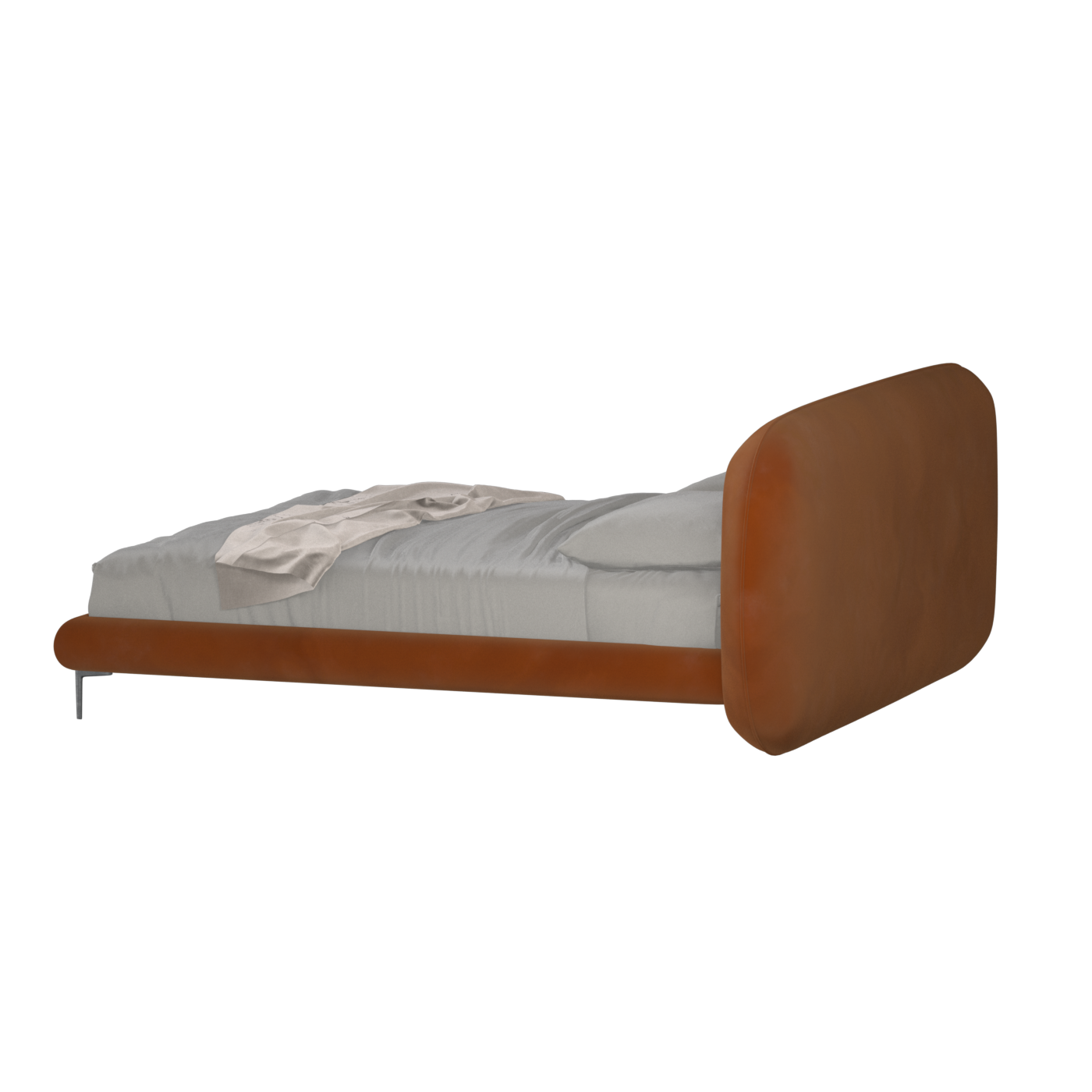 Bolzano Upholstered Bed with Curved Headboard