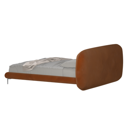 Bolzano Upholstered Bed with Curved Headboard