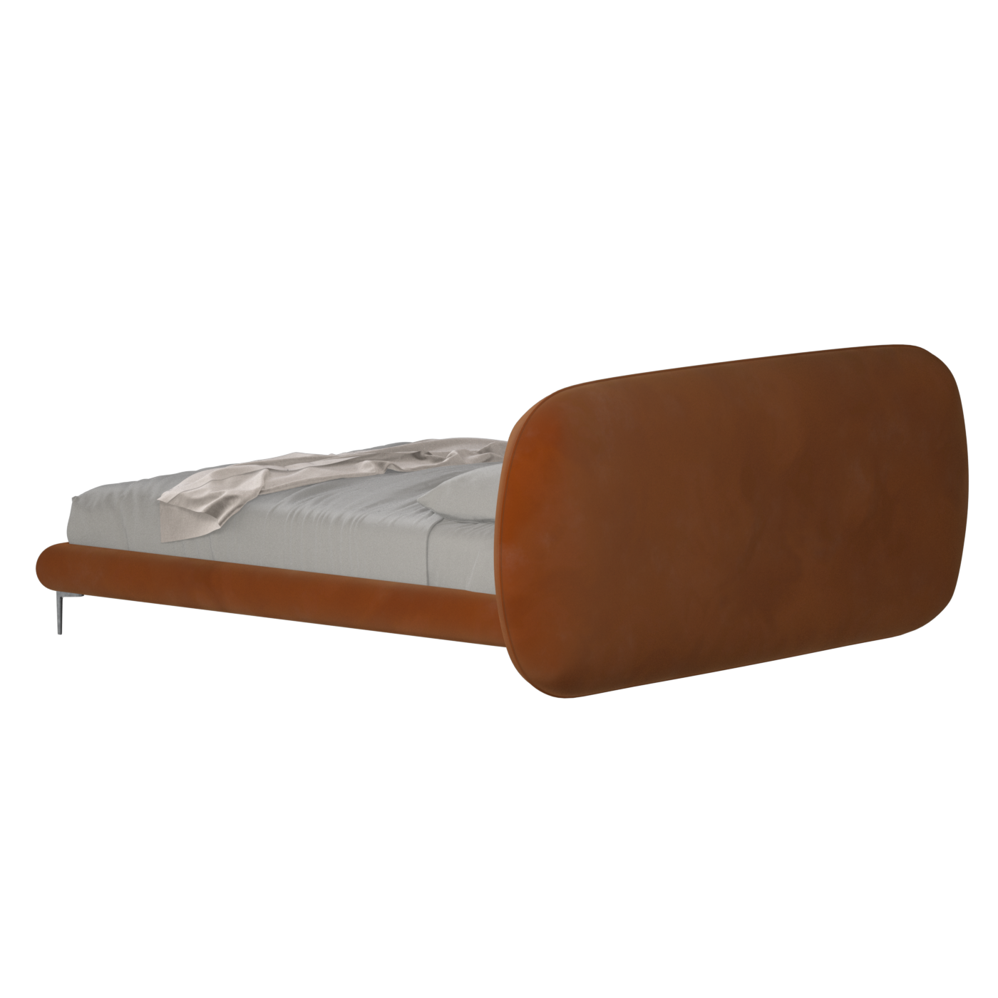 Bolzano Upholstered Bed with Curved Headboard