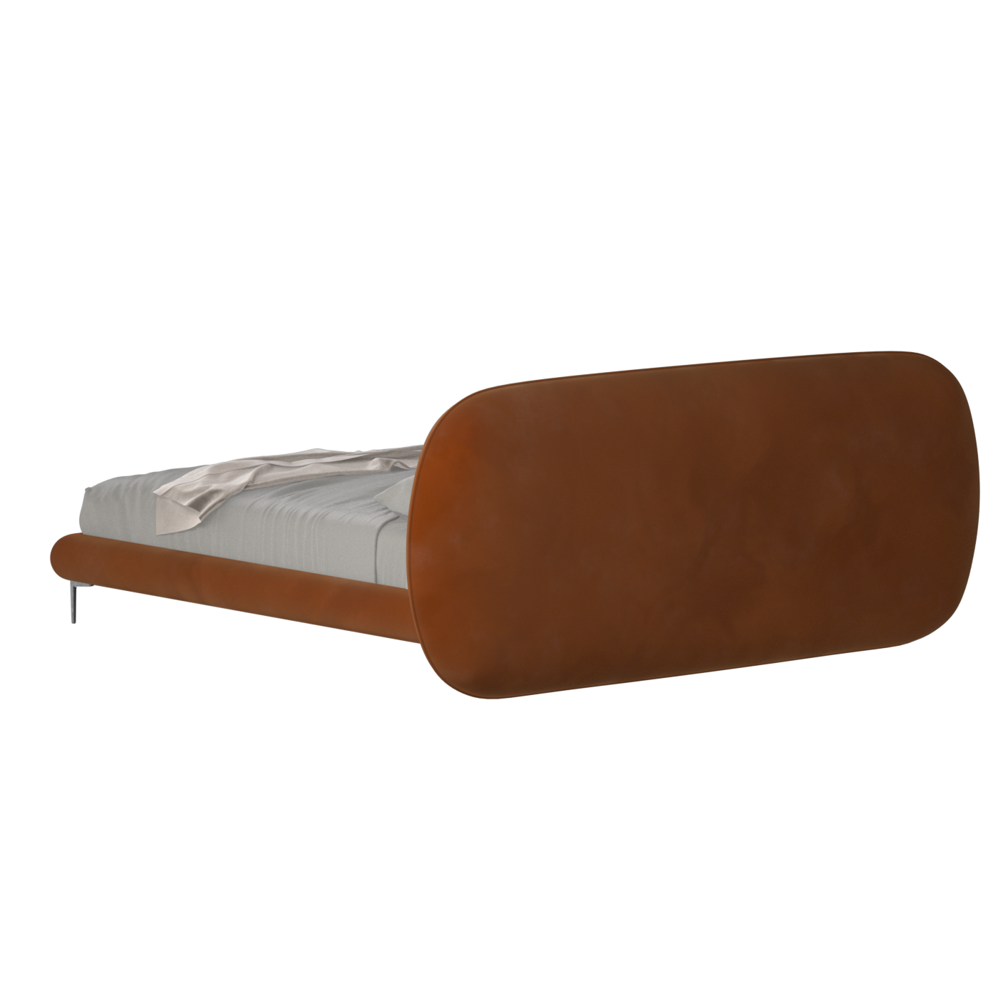 Bolzano Upholstered Bed with Curved Headboard